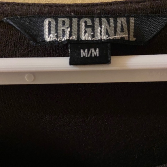 Original Nicole Miller dark brown long sleeved mid length dress size medium - Picture 3 of 4